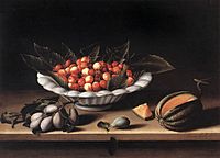 Cup of Cherries and Melon, 1633