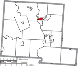 Location of South Bloomfield in Pickaway County