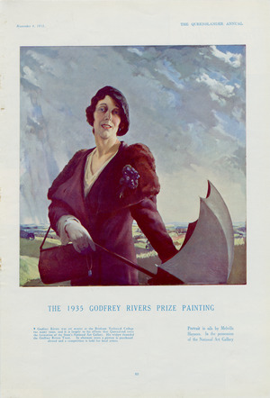 Meville Haysom wins the Godfrey Rivers Trust art prize, 1935f