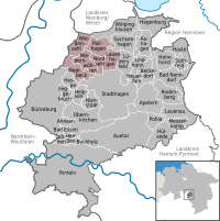 Samtgemeinde Niedernwöhren in SHG.svg