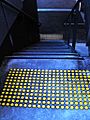 Tactile markings stairs for visually impaired