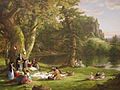 Thomas Cole's "The Picnic", Brooklyn Museum IMG 3787