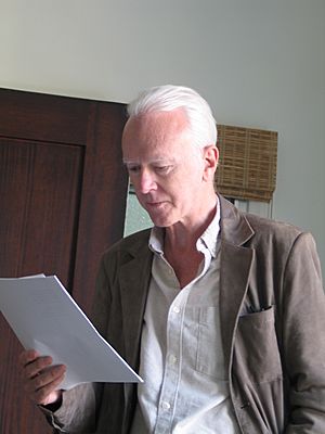Trevor Joyce reading his poems in Los Angeles, 2020.