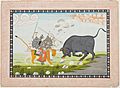 Unknown (Indian) - Durga in Combat with the Bull, Mahishasura - 69.428 - Detroit Institute of Arts