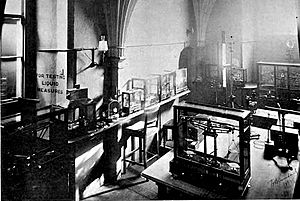 Weights and Measures room at the Jewel Tower, 1897