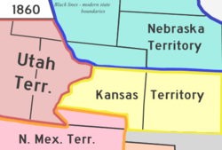Location of Colorado Territory