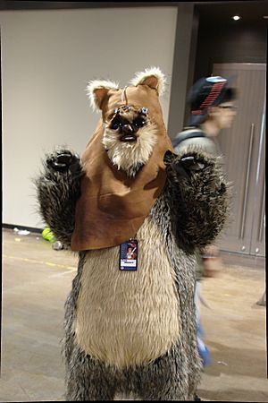 Cosplay of an Ewok from Star Wars at Anime North 2013 (8860559499)