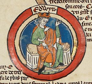 Early fourteenth-century portrait of Eadwig