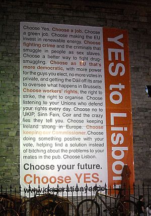 Irish Referendum Lisbon Treaty 2 Vote Yes