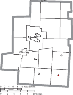 Location of Sparta in Morrow County