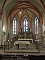 Montabaur-katholischen Kirche Sankt Peter in Ketten-Altarraum