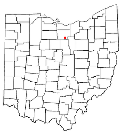 Location of Greenwich, Ohio