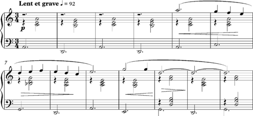 Satie Gymnopedie No. 3 for piano solo 02