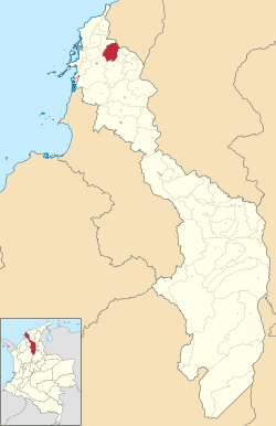 Location of the municipality and town of San Estanislao, Bolívar in the Bolívar Department of Colombia