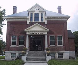 Damon Hall, Hartland's town hall