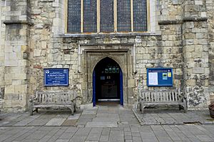 Entrance to St Michael's Church, Southampton