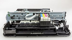 Epson Stylus S22 - case removed, front view-4511