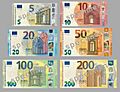 Euro Series Banknotes (2019)