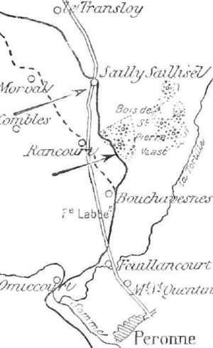 French attacks after the capture of Combles, September-October 1916