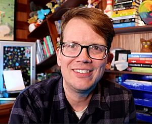 Hank Green During His Cancer Diagnosis Announcement Video in 2023 (cropped).jpg