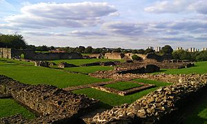 Lesnes Abbey in October 2013