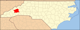 North Carolina Map Highlighting Buncombe County.PNG
