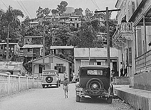 Orocovis, Puerto Rico Near the main plaza 1941