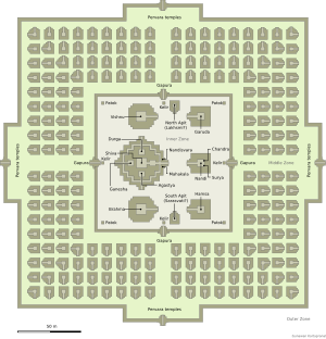 Prambanan Temple Compound Map en