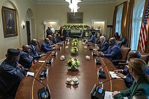 President Biden met with Presidents of various African countries at the White House 2022