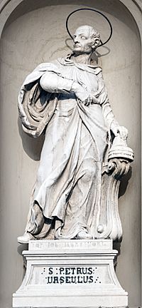 San Rocco (Venice) - Statue of Saint Peter Orseolo.jpg
