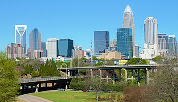 Skyline of Charlotte 2016