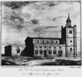 St Giles in the Fields as it appeared at the close of the 17th Century