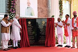 The Prime Minister, Shri Narendra Modi inaugurating the Amul’s ultra-modern Chocolate Plant, at Anand, Gujarat