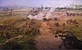 Union Line on Cemetery Ridge July 3,1863 Near the Brian Barn -- Gettysburg (PA) Cyclorama 2012
