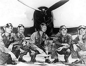 Voris and 1st Blue Angel team 1946