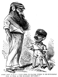 W G Grace and Bobby Abel