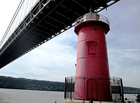 2014 Little Red Lighthouse and George Washington Bridge landscape