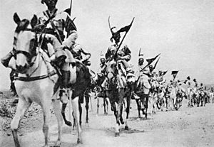 AO-Etiopia-1936-H-Cavalleria-indigena-verso-Addis-Abeba