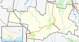 Franklinford is located in Shire of Hepburn