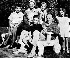 Bob Hope and family