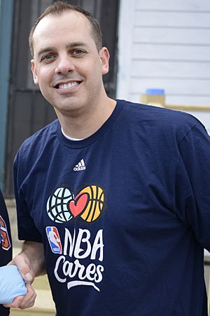 Frank Vogel at NBA Cares charity event February 14 2014 cropped