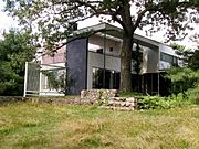Gropius House, Lincoln, Massachusetts - View from Side Rear