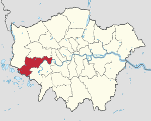 Hounslow shown within Greater London