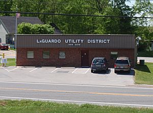 LaGuardo Utility Building as seen from State Route 109
