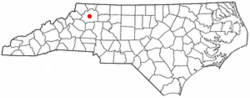 Location of Mulberry, North Carolina