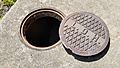 Open Manhole and Cover Mid-City New Orleans