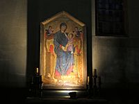 Santa Maria dei Servi, bo, interno, maestà di cimabue 01