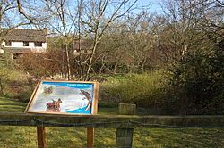 Site of Battle of Pwll Melyn (sometimes known as Castle Oak Pond).jpg