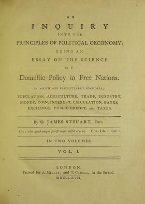 Steuart - Inquiry into the principles of political oeconomy, 1767 - 5727474