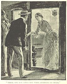 These are the lines you were admiring so much-illustration by wh overend for a strange elopement by w clarke russell